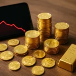 Ilustrasi kerugian investasi emas di BRImo akibat fluktuasi harga dan biaya tambahan.