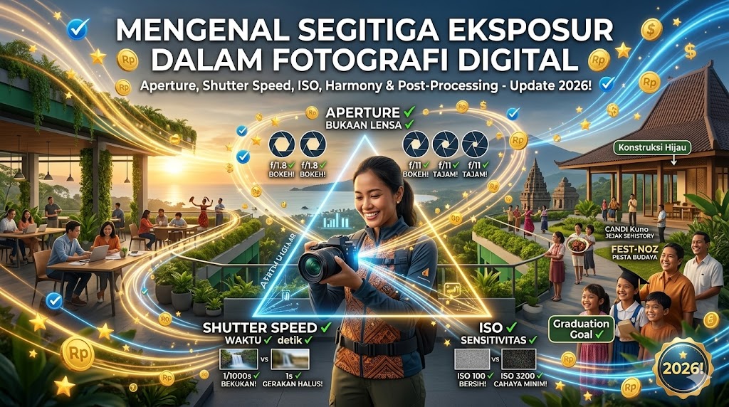 Mengenal Segitiga Eksposur dalam Fotografi Digital