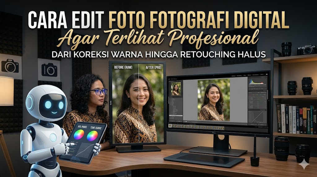 Cara Edit Foto Hasil Fotografi Digital agar Terlihat Profesional