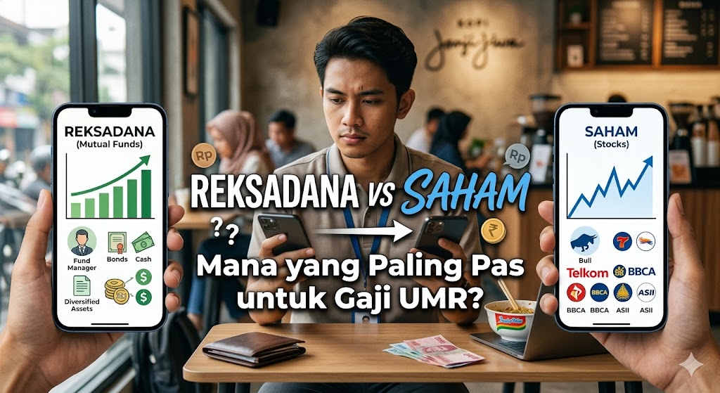 Reksadana vs Saham: Mana yang Paling Pas untuk Gaji UMR?