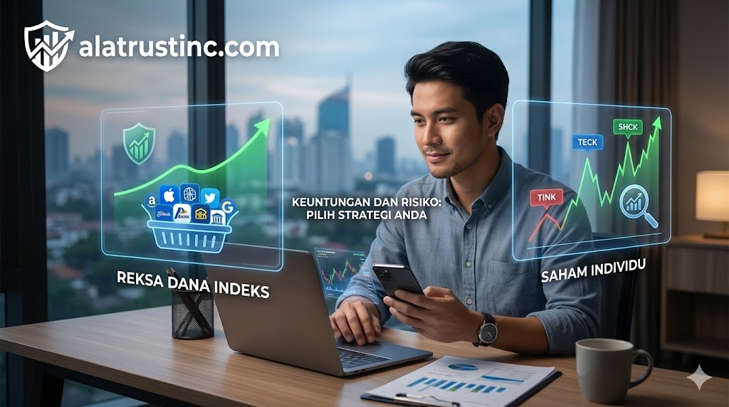 keuntungan dan risiko investasi reksa dana indeks vs saham individu