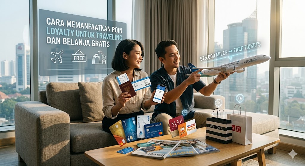 cara memanfaatkan poin loyalty untuk traveling dan belanja gratis