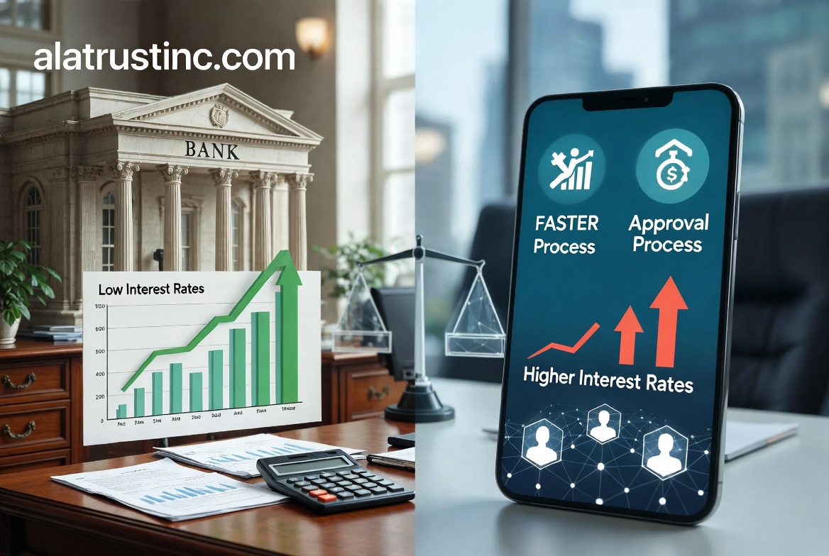 Perbandingan Bunga Pinjaman Bank vs Fintech P2P Lending